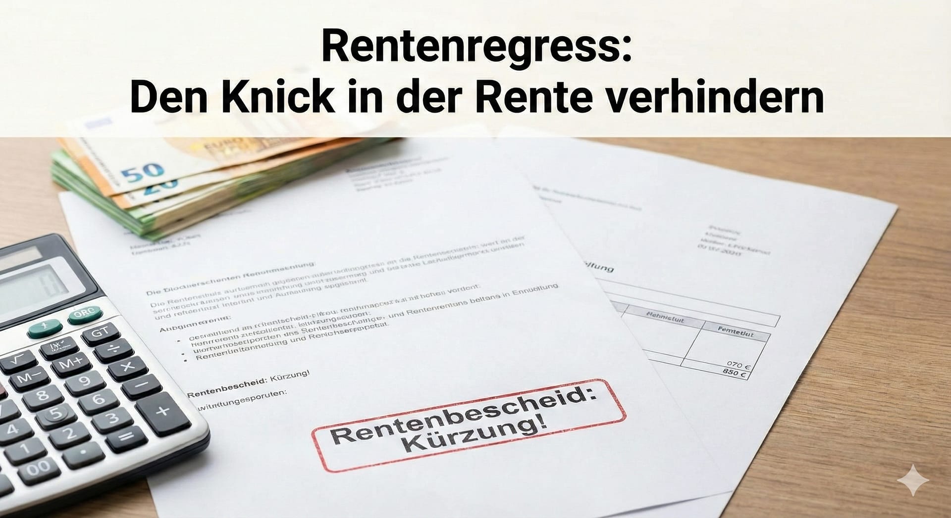 Nach dem Unfall die Rentenkürzung stoppen: Was Sie über den Rentenregress wissen müssen
